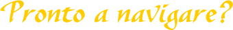 Sei pronto per iniziare a navigare?